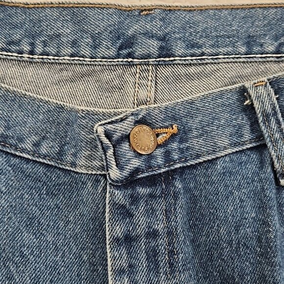Wrangler Jeans Men's 38x32 Regular Fit Straight Leg Medium Wash 965T1DS EUC - Picture 9 of 16